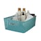 Simplify Storage Bin, Plastic, Blue, 13.7 in H, 11.4 in W, 13.7 in L, 2 PK 25174-DUSTY-2PK - alternate 3